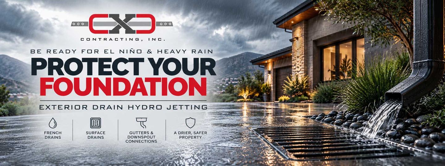 exterior drain hydro jetting banner