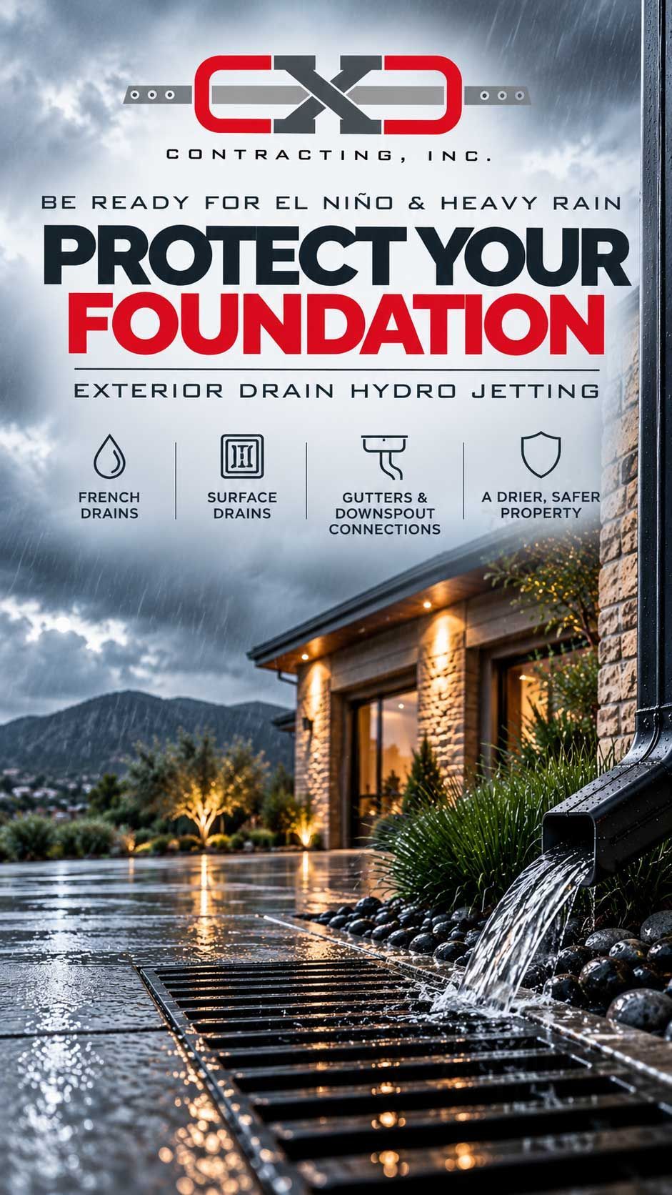 exterior drain hydro jetting banner