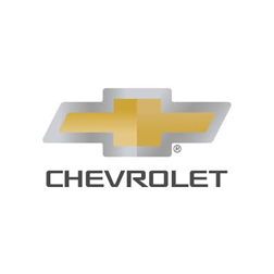 Chevrolet logo with gold bowtie emblem and gray outline above the word CHEVROLET