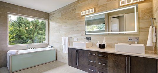 Newly remodeled bathroom