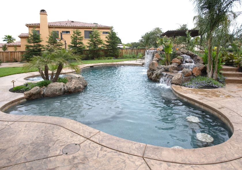 Custom pool lights - before