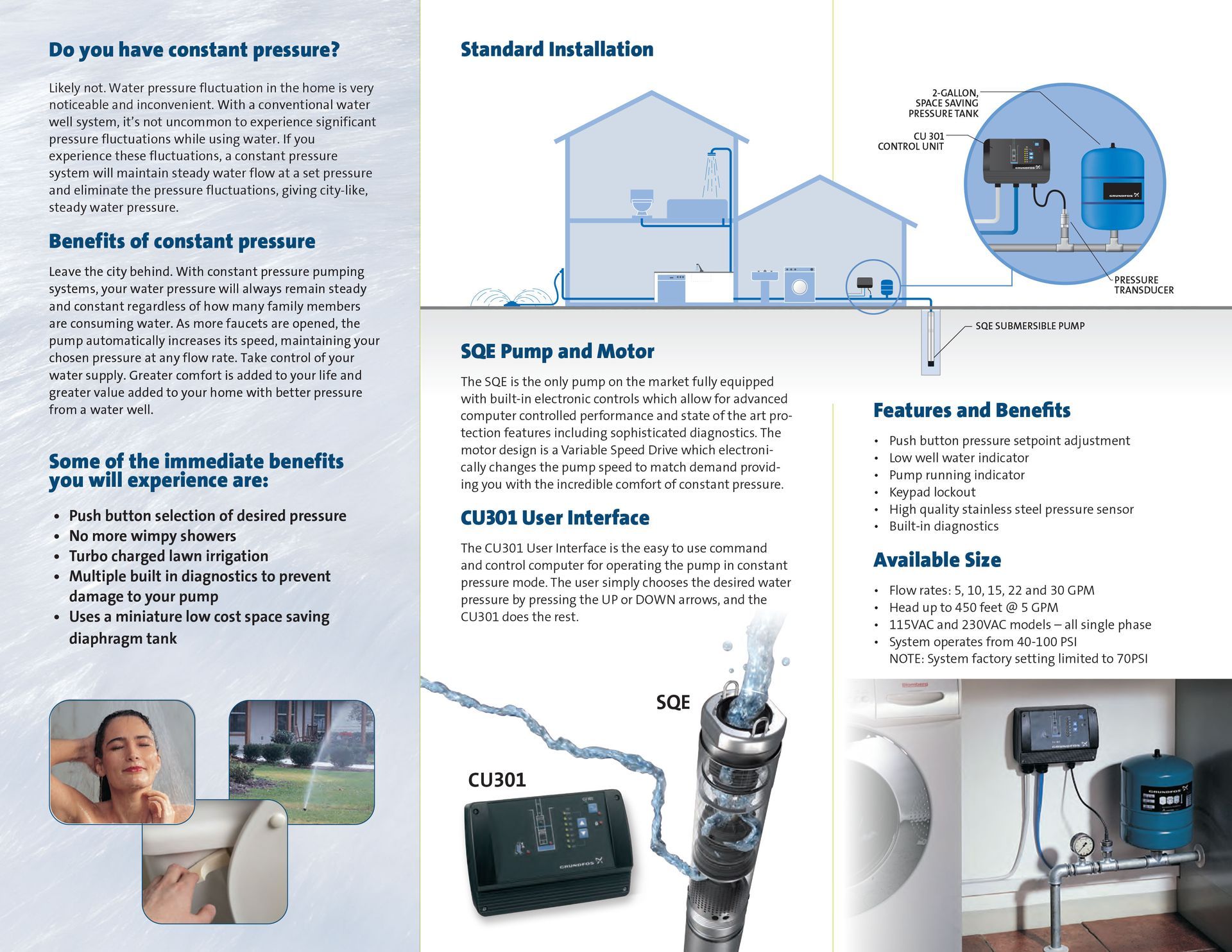 Grundfos SQE Feature and Benefits
