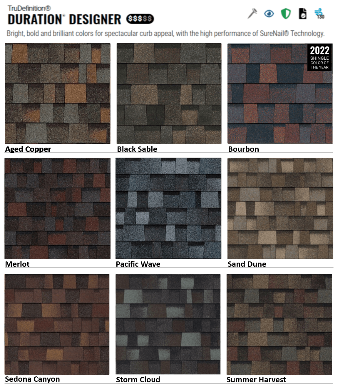 TruDefinition® Duration® COOL Shingles Owens Corning, 55% OFF