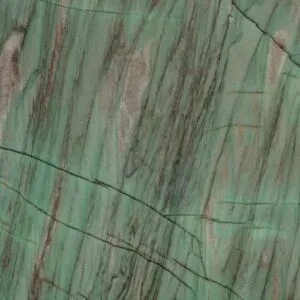 Green marble with gray and black veining.