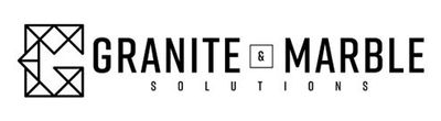 Logo for Granite Marble Solutions with a geometric letter G and text.