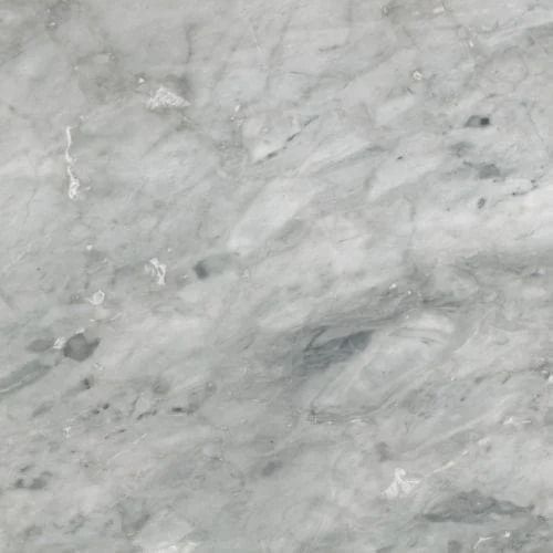 Gray and white marble with veining.