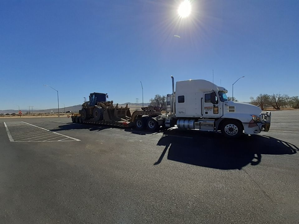 Heavy equipment hauling