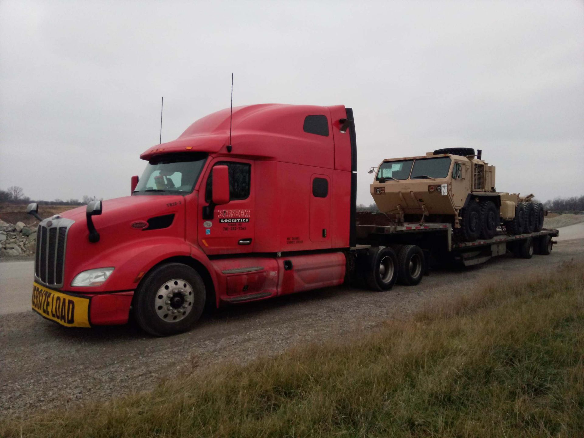 Big equipment transport