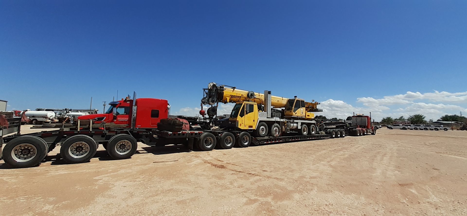 Transporting heavy machinery