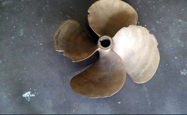 Broken propeller