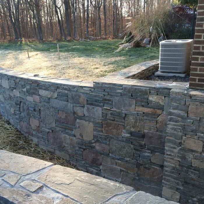 Stone and retaining walls