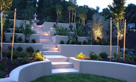 garden stairs