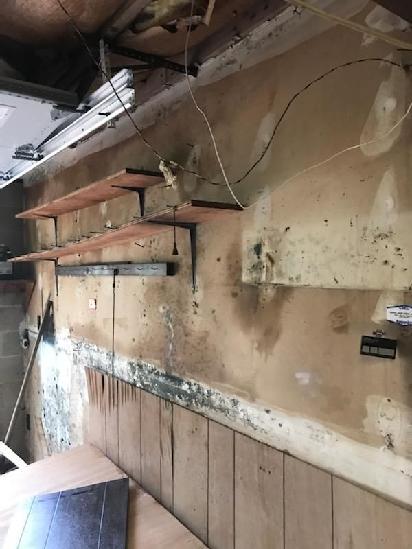 Damaged Garage
