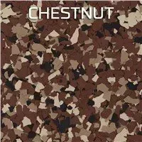 Chestnut-colored camouflage pattern with the word “CHESTNUT” at the top