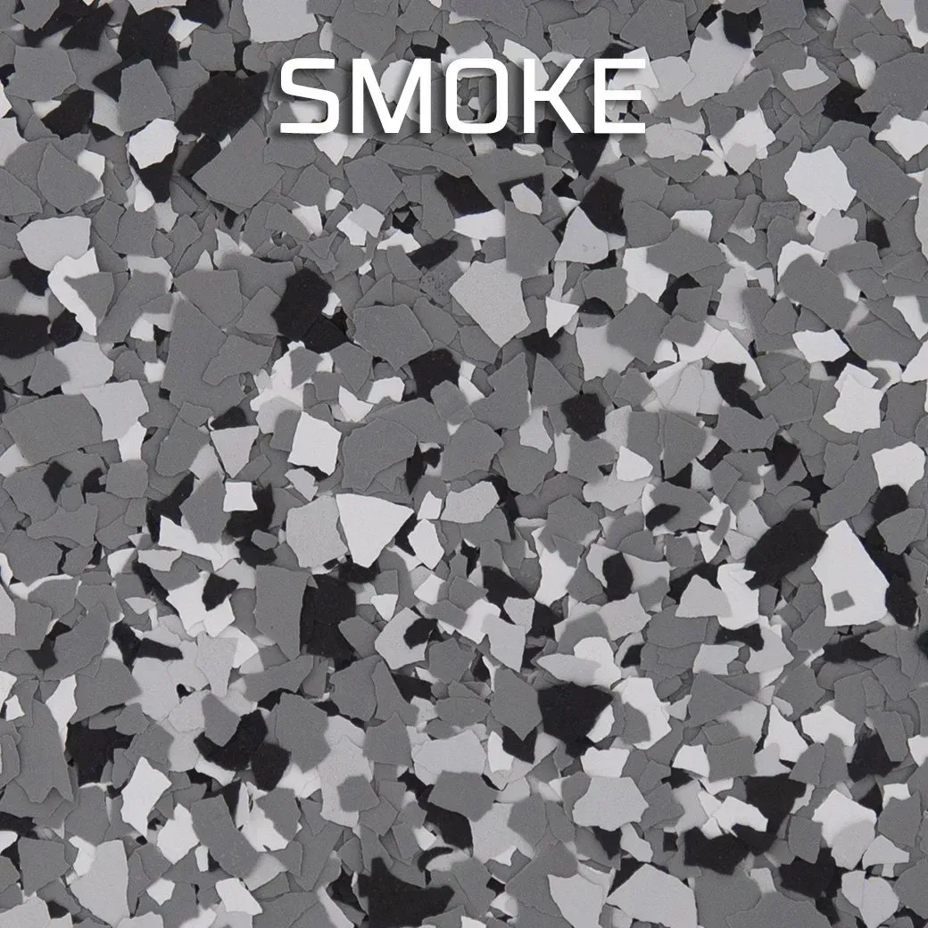 Gray camouflage pattern with the word “SMOKE” at the top.