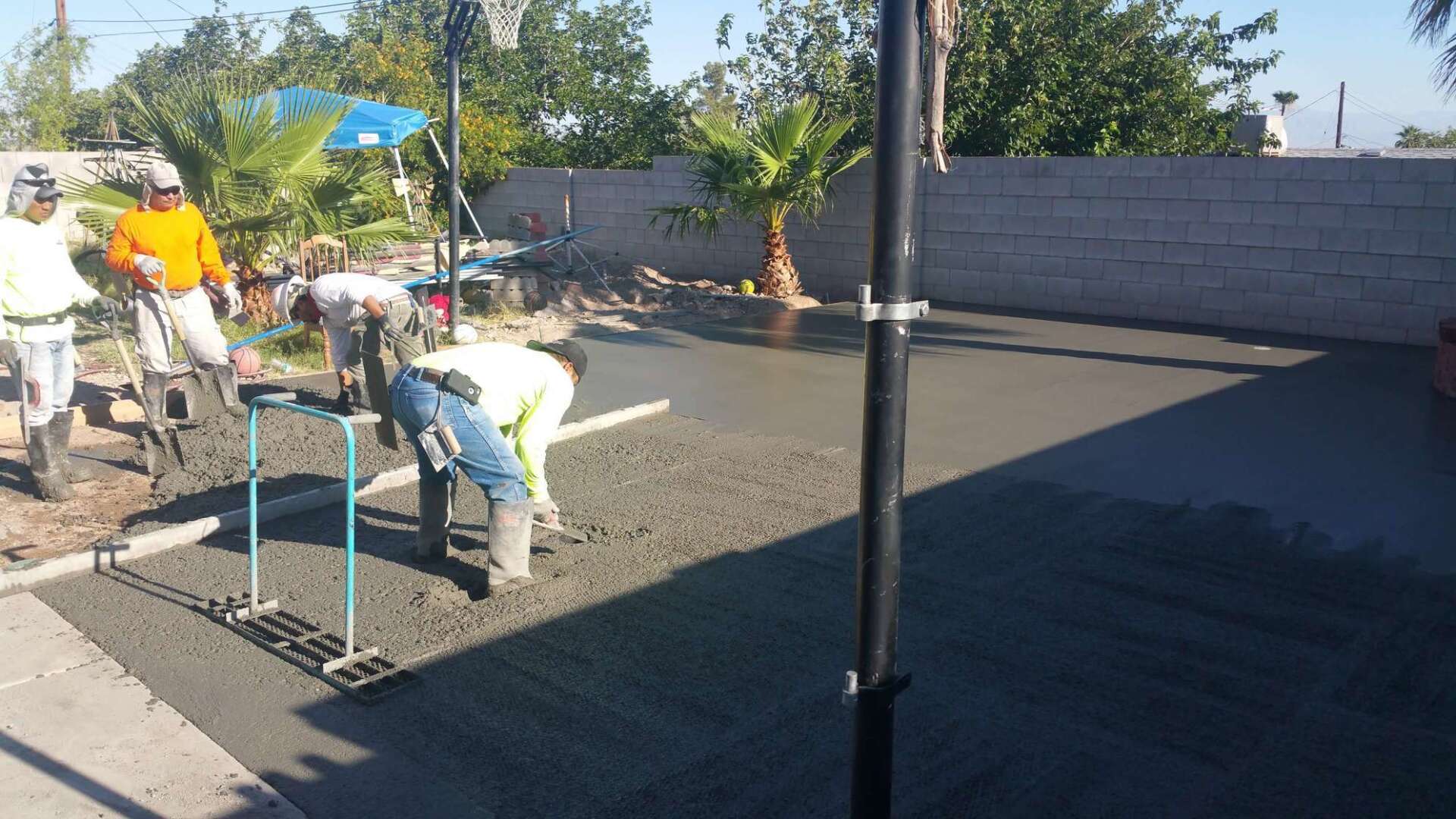 concrete work