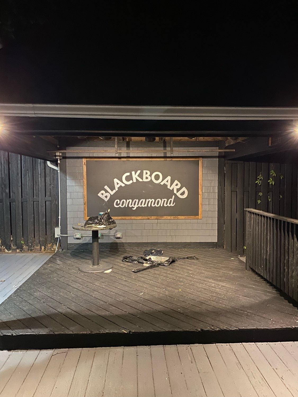 A blackboard with the word blackboard on it