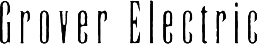 Grover Electric - Logo