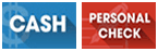 Cash, Personal check