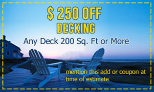 $250 off Decking