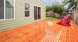 Wooden deck