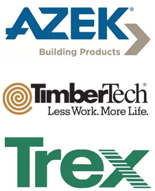 Azek, TimberTech, Trex