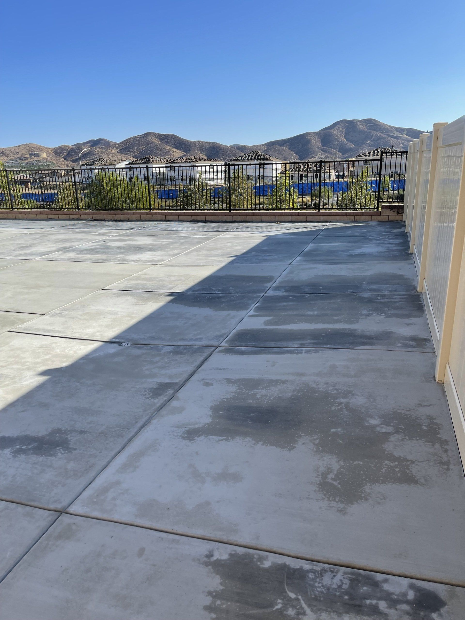 semi finished open space with mountain view