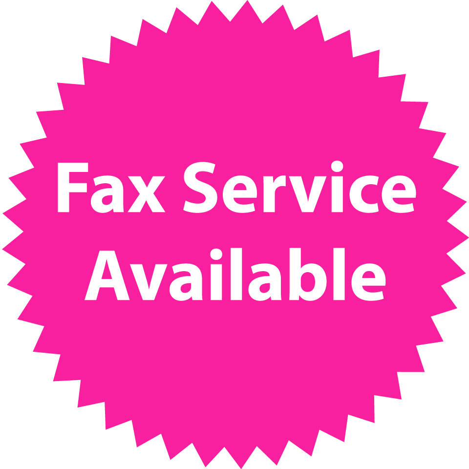 Fax Service Available