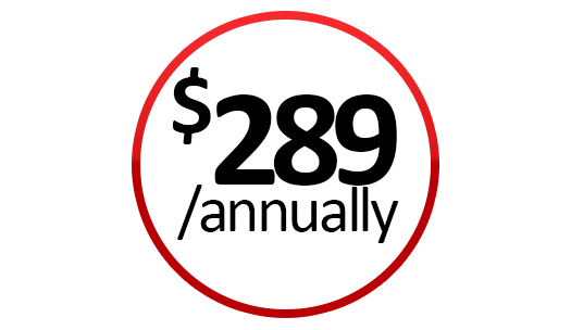 $289/annually - coupon