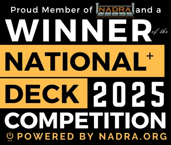 Award badge: Winner of the National Deck Competition 2025, powered by NADRA.
