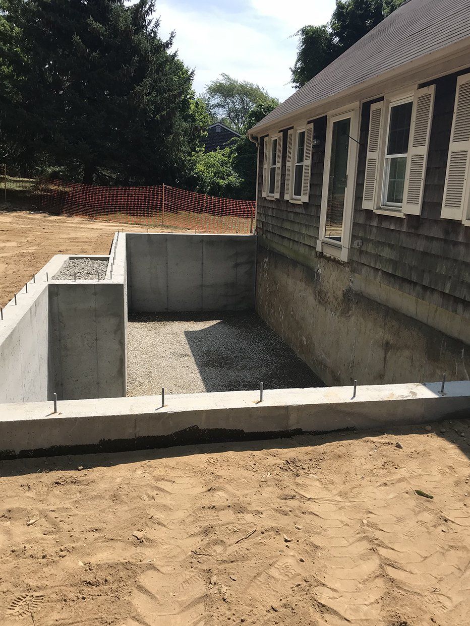 Excavating and hardscaping