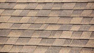 Close up of Brown Roof Shingles