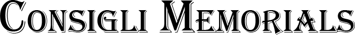 Consigli Memorials - logo