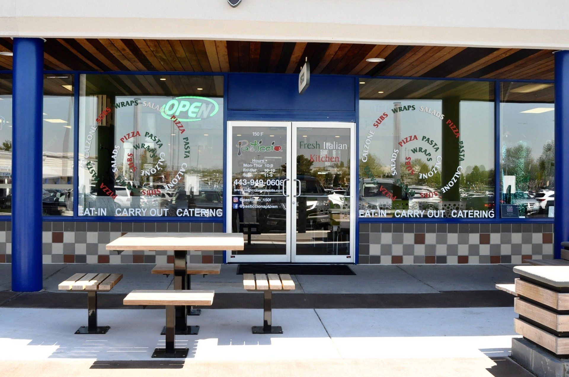 Restaurant storefront