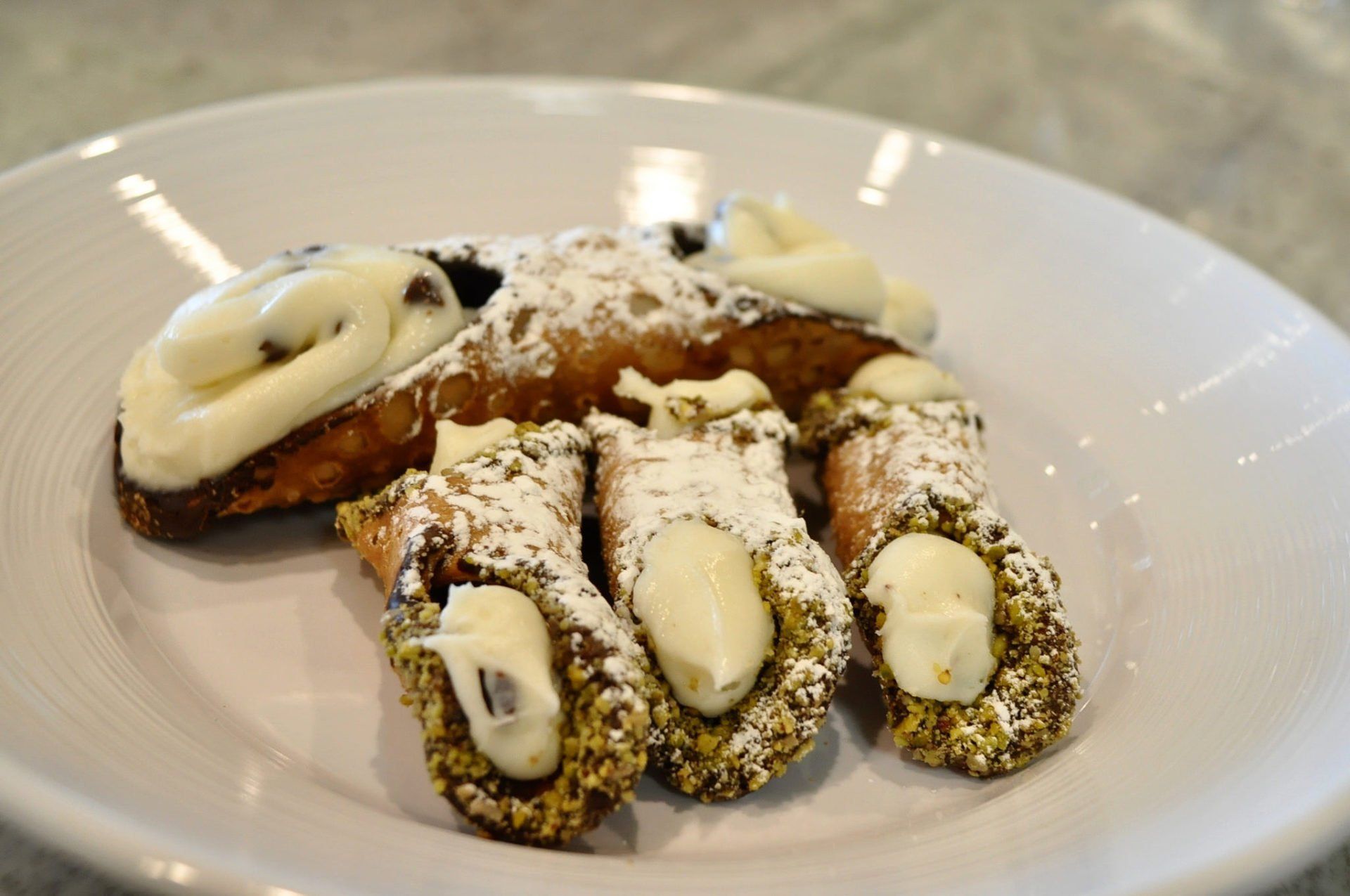 Appetizing Italian dessert