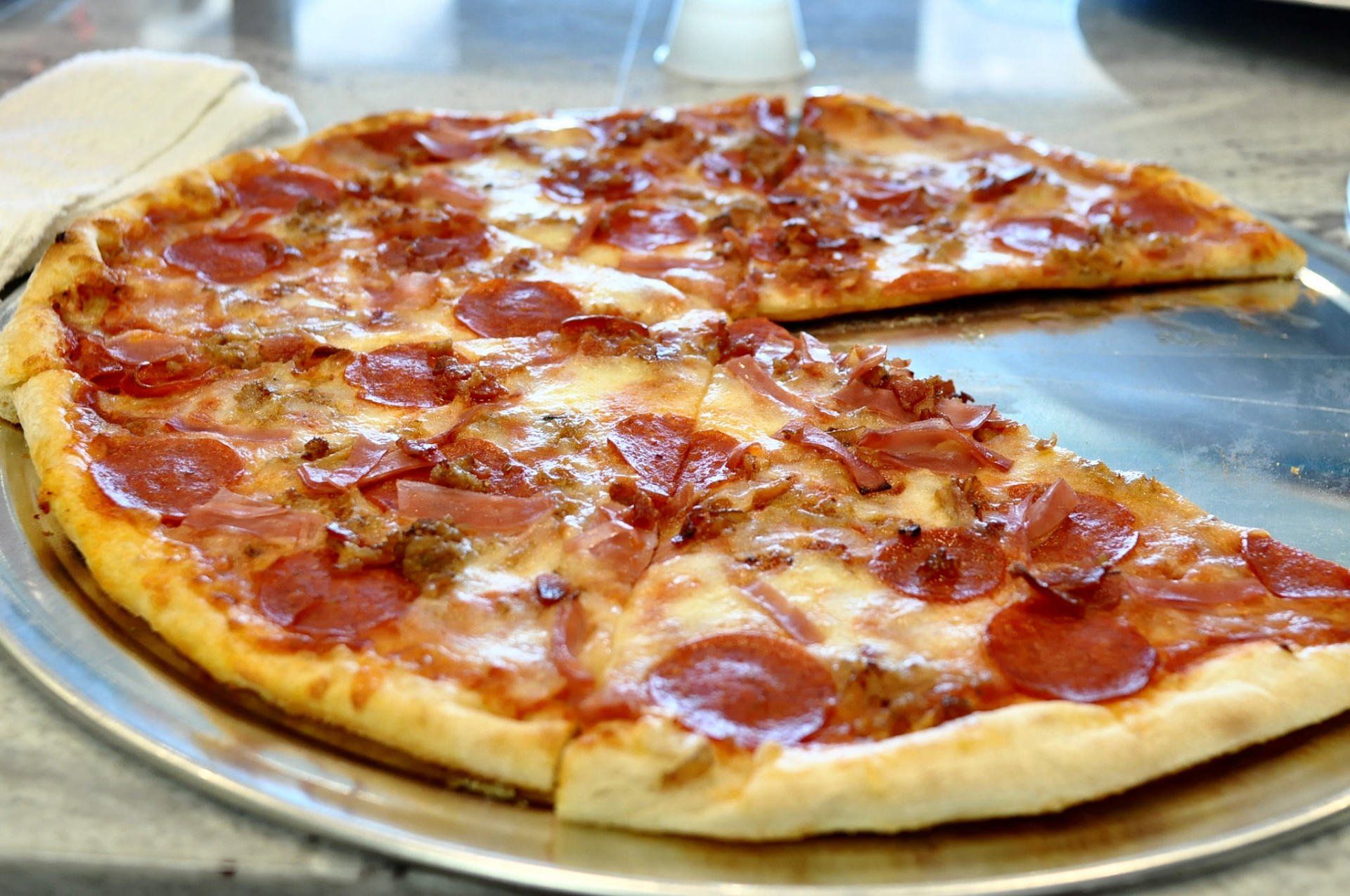 Delicious Italian pizza