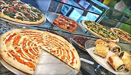 Variety of Italian food