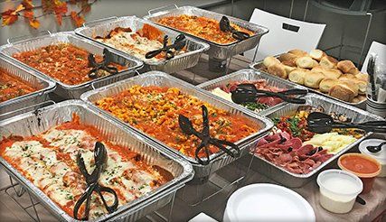 Delicious catering menu