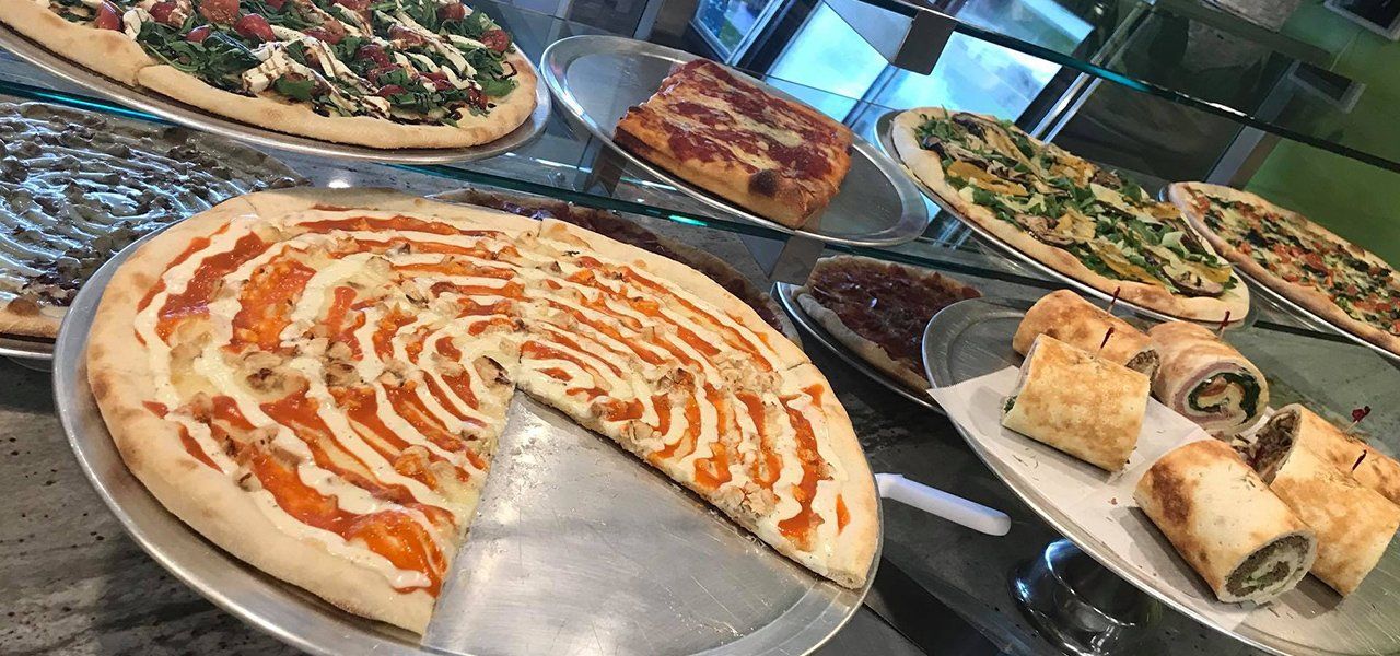 Variety of Italian pizza