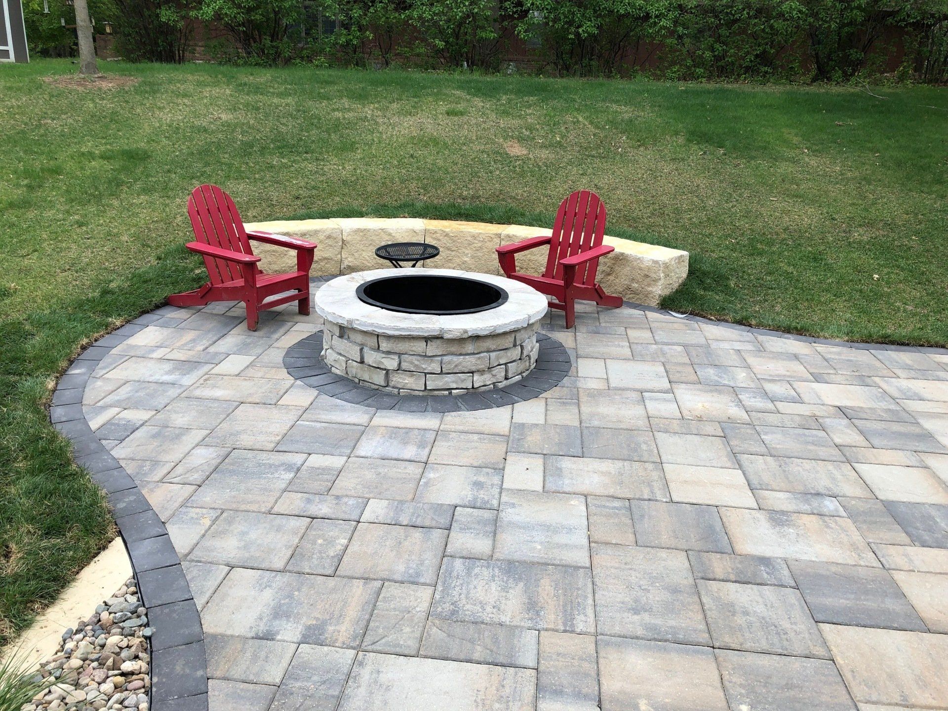 Learn More About Patios and Walks patio with fire pit