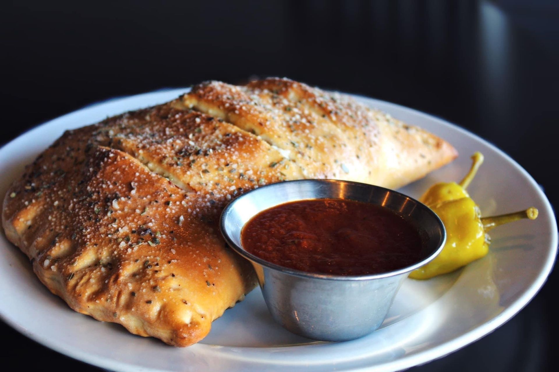 Meatball calzone