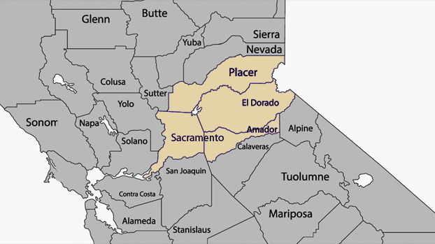 Steve's Appliance service area map