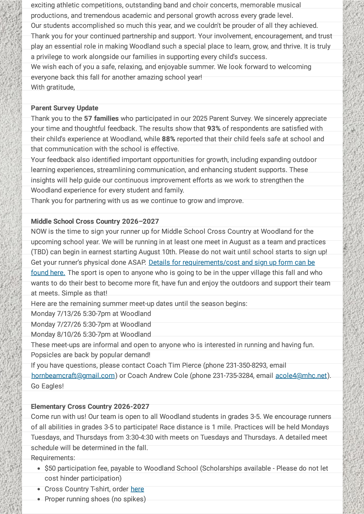 Blurry screenshot of a text-heavy document with headings and blue-highlighted links.