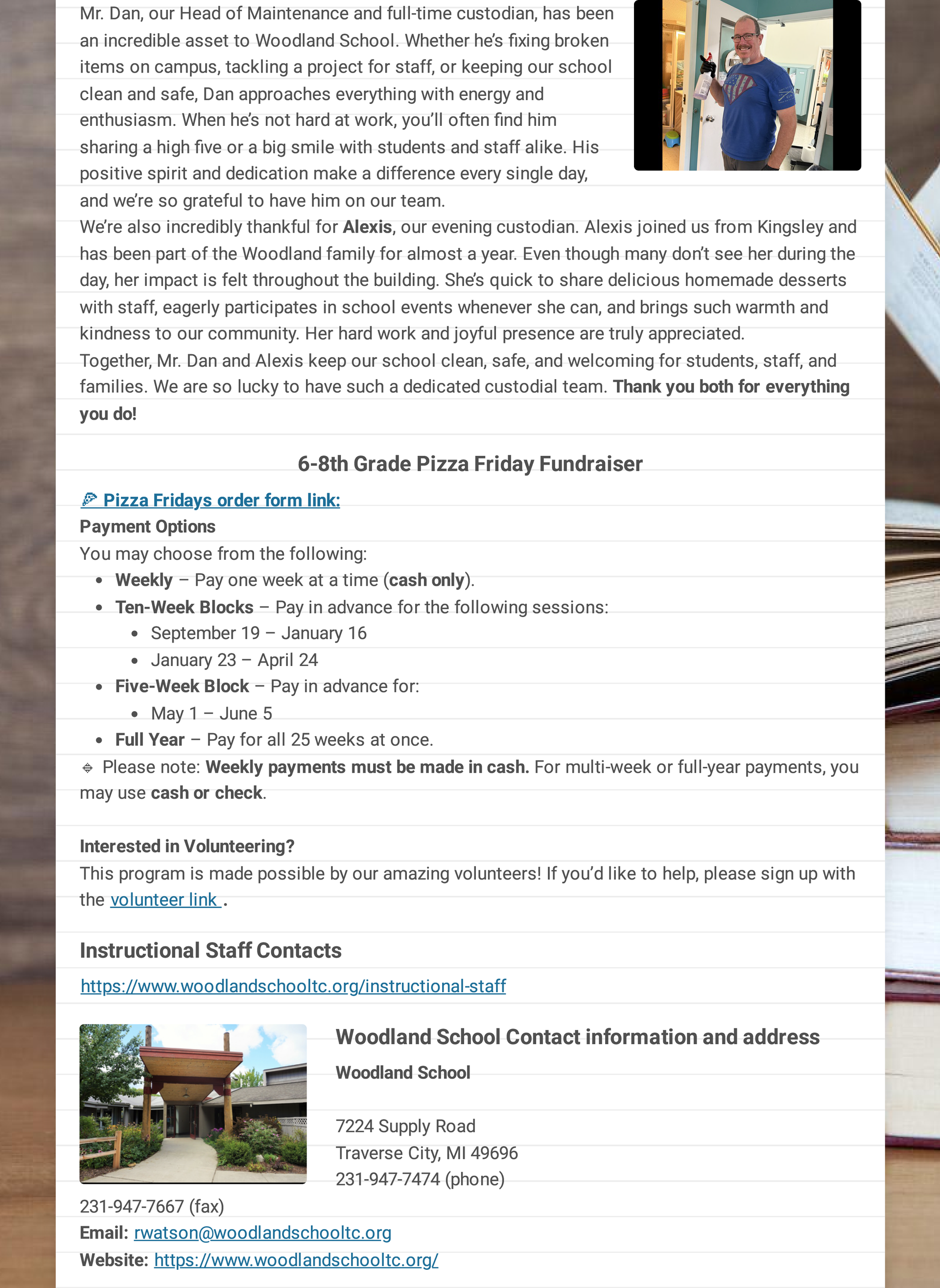 Woodland School Weekly Updates newsletter October 6 - October 10, 2025 - page 05
