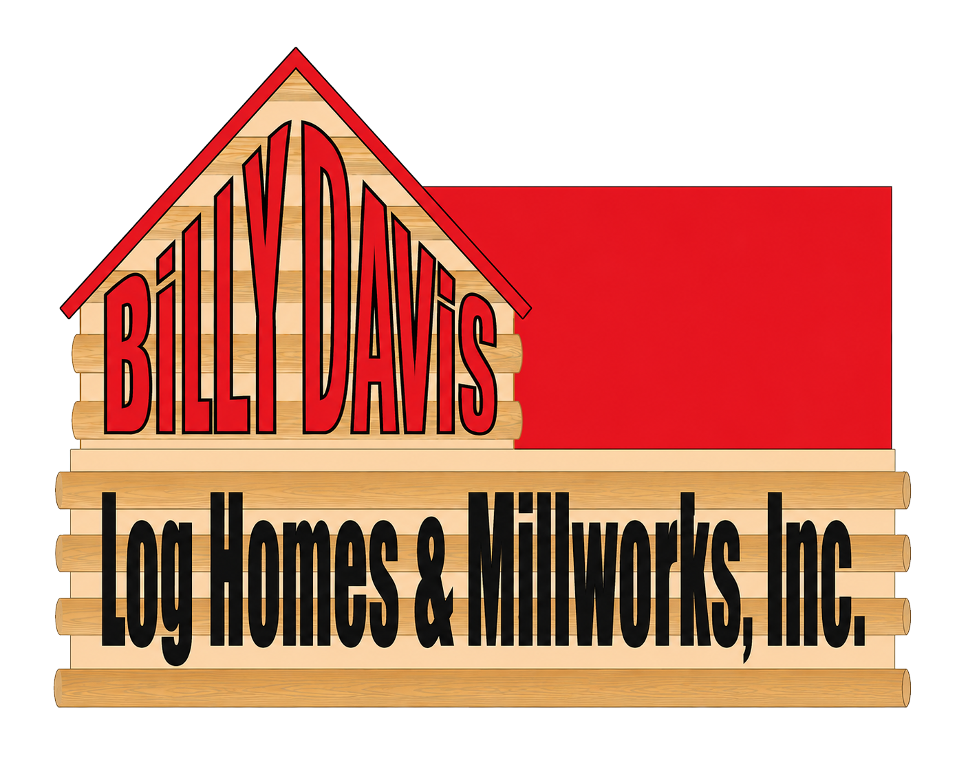 Billy Davis Log Homes & Millworks Logo