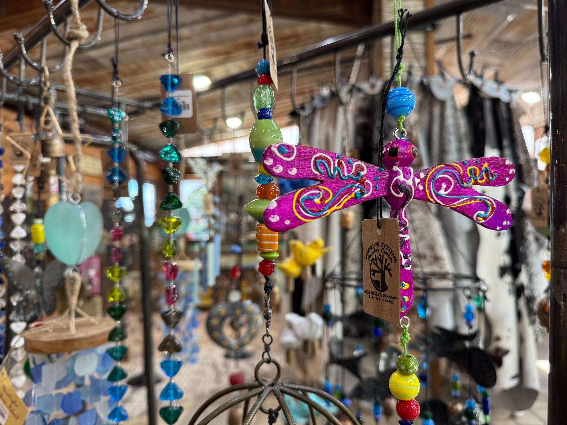 Wind catcher, Ornamental chime, Garden hanging décor, wind chimes.