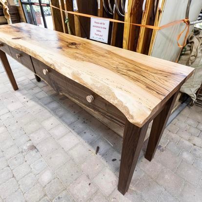wooden table