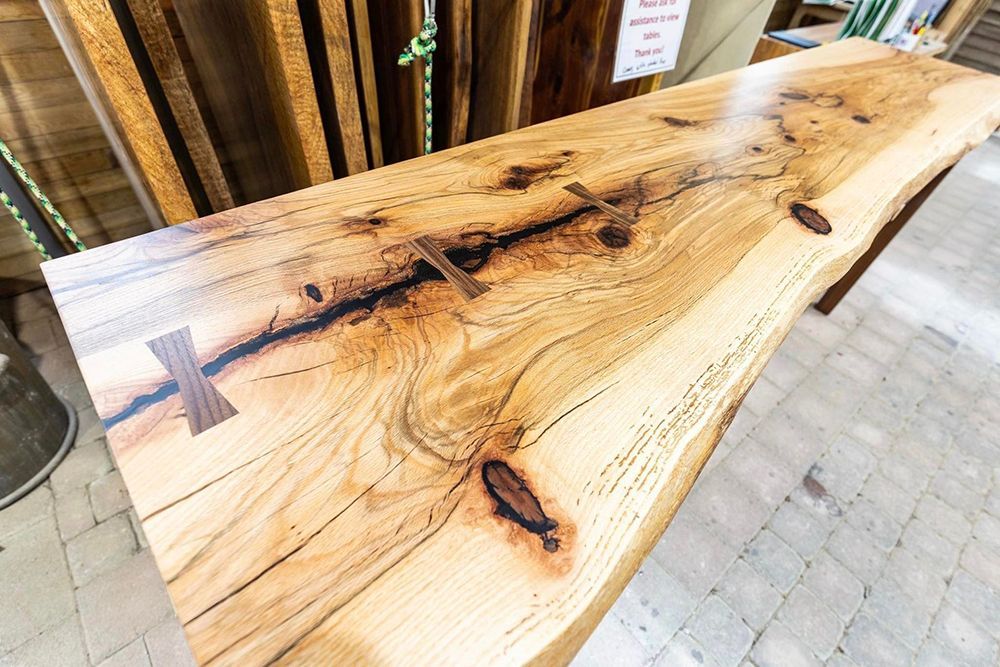 large wooden table