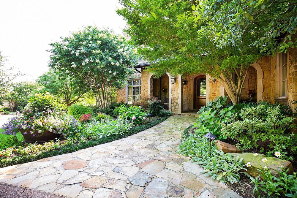 beautiful stone walkway