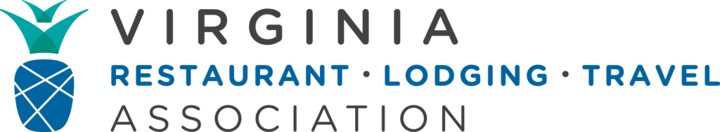 A blue and white logo for nuca we dig america